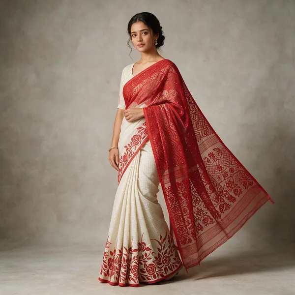 Off_White_Kota_Handprint_Jamdani_Handloom_Saree