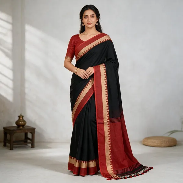 Black_New_Vomri_Handloom_Cotton_Silk_Saree