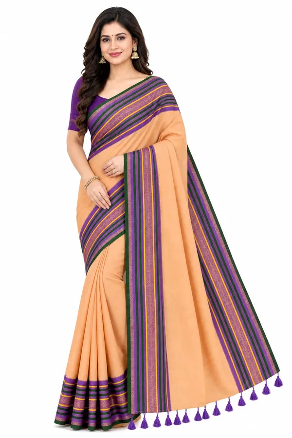 Multicolor_Jacquard_Weaving_Mul_Cotton_Saree