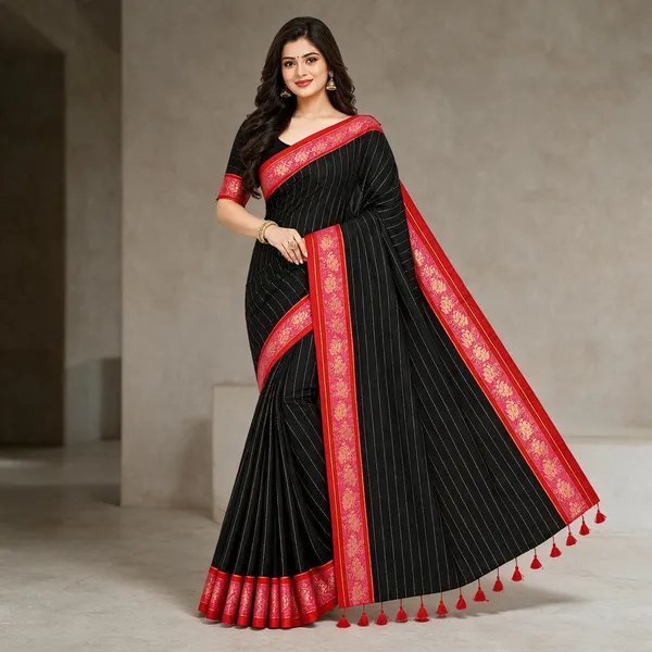 Black_Jacquard_Weaving_Mul_Cotton_Saree