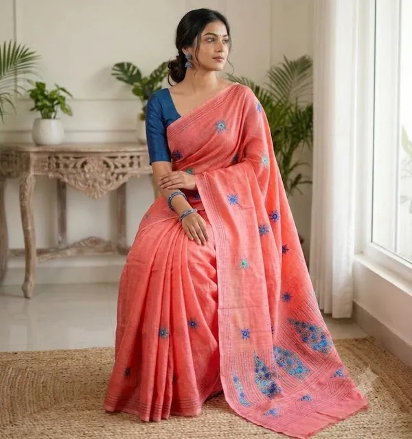 Bullian_Hand_stitch_saree