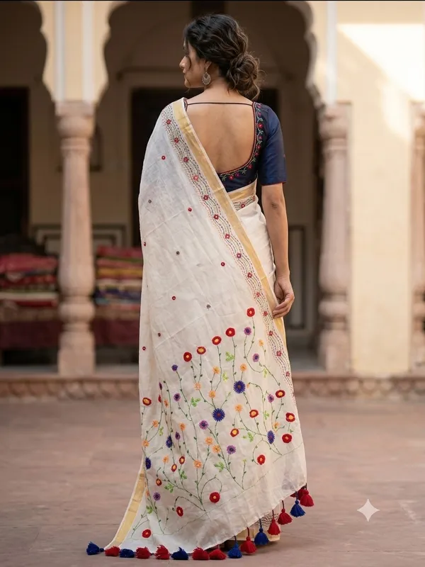 Bullian_Hand_stitch_saree