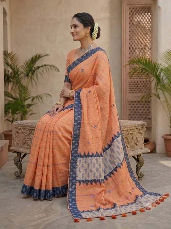 Bullian_Hand_stitch_saree