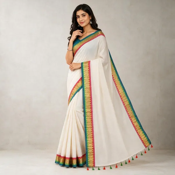 Multicolor_Mul_Cotton_Saree_For_Women