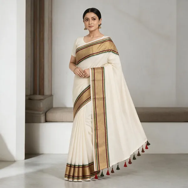 Multicolor_Mul_Cotton_Saree_For_Women