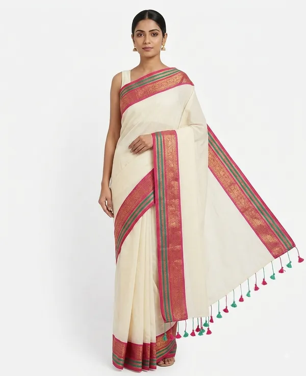 Multicolor_Mul_Cotton_Saree_For_Women