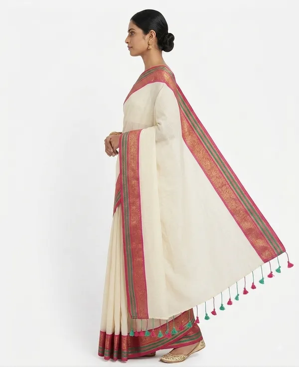 Multicolor_Mul_Cotton_Saree_For_Women