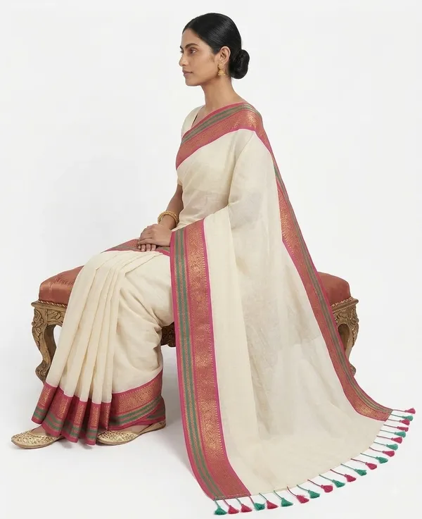 Multicolor_Mul_Cotton_Saree_For_Women