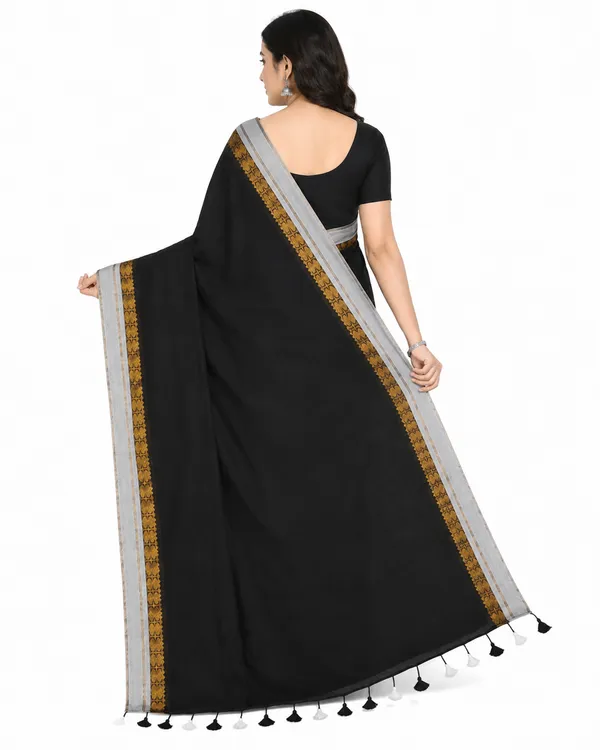 Black_Mul_Cotton_Saree_For_Women