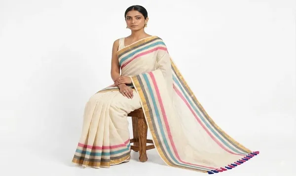 Multicolor_Mul_Cotton_Saree_For_Women