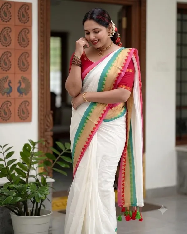 Multicolor_Jacquard_Weaving_Mul_Cotton_Saree