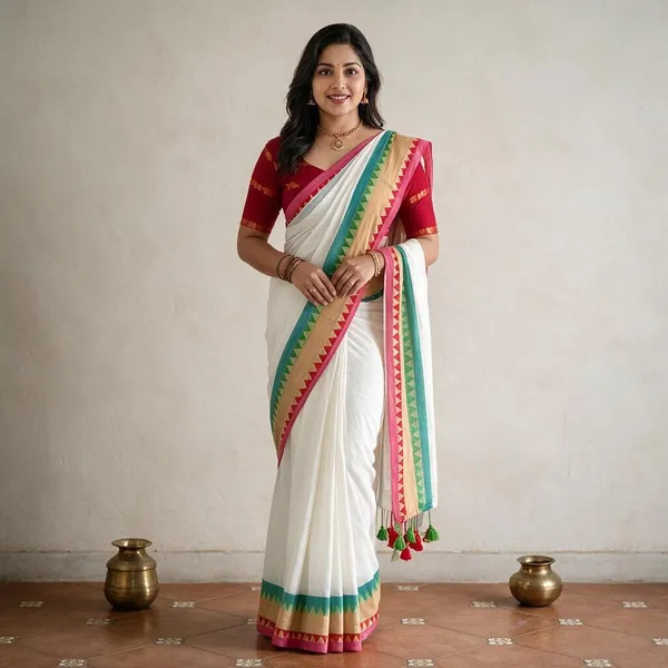 Multicolor_Jacquard_Weaving_Mul_Cotton_Saree