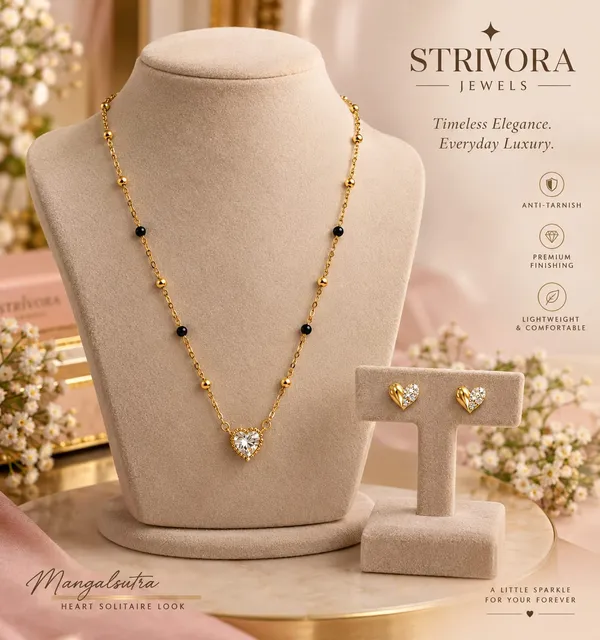 Heart_Solitaire_Look_Mangalsutra_Necklace_&_Earrings_Combo_|_Anti-Tarnish