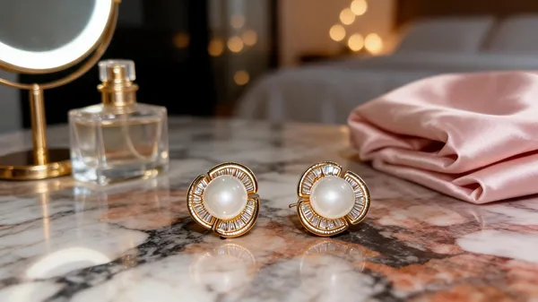 Gold_Pearl_Baguette_Crystal_Stud_Earrings_Elegant_Pearl_Jewelry_Default_Title