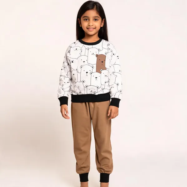 White_Hosiery_Bear_Print_Full_Sleeve_Night_Suit_For_Kids