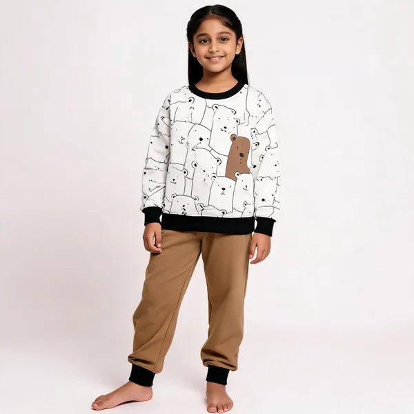 White_Hosiery_Bear_Print_Full_Sleeve_Night_Suit_For_Kids