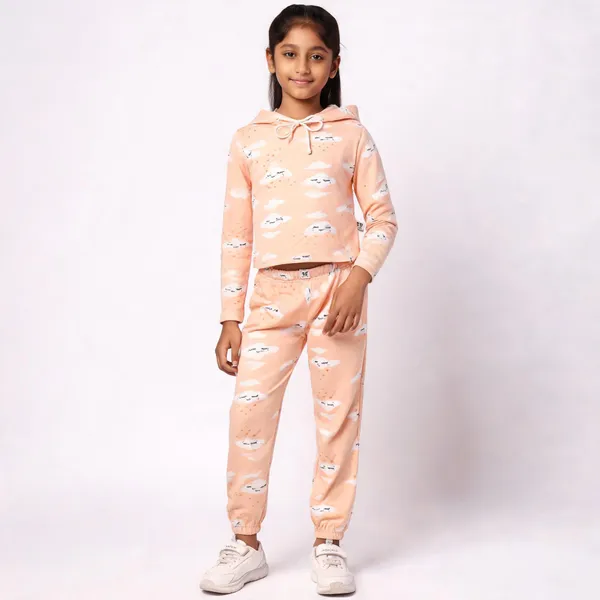 Peach_Cotton_Printed_Kurta_Pajama_Set_For_Kids