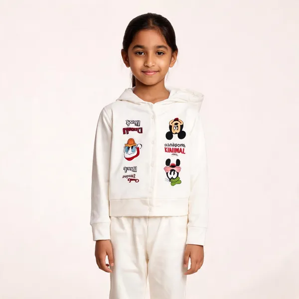 White_Cotton_Printed_Hooded_Top_Set_For_Kids