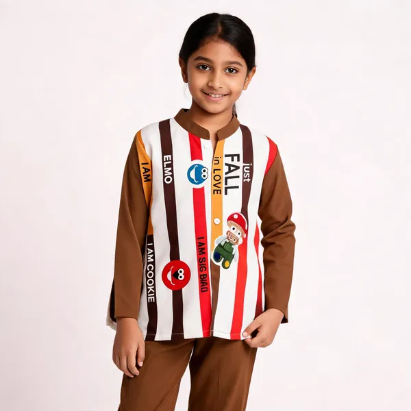 Multicolor_Cotton_Printed_Kurta_Suit_For_Kids