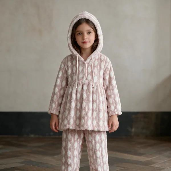 Pink_Faux_Fur_Printed_Frock_For_Kids