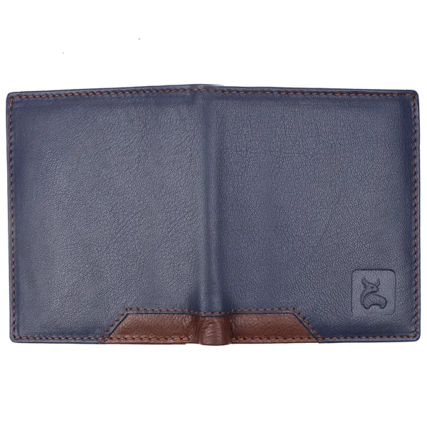 Blue-Brown_Genuine_Leather_RFID_Blocking_Bi-Fold_Wallet_For_Men