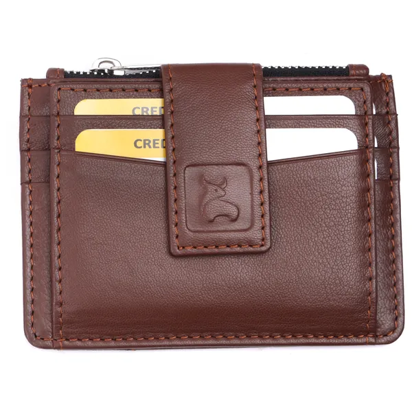 Brown_Leather_Card_Holder_Wallet_for_Unisex