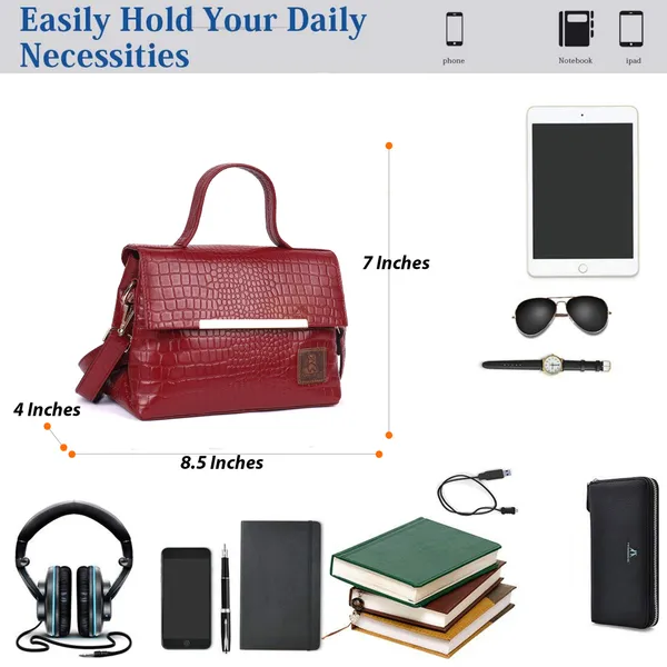 Red_Textured_Structured_Handbag_for_Women