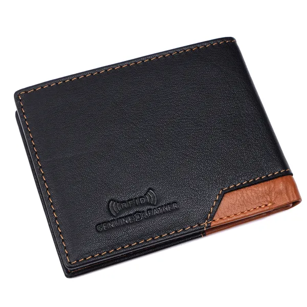 Black-Tan_Leather_Bi-Fold_Wallet_for_Men