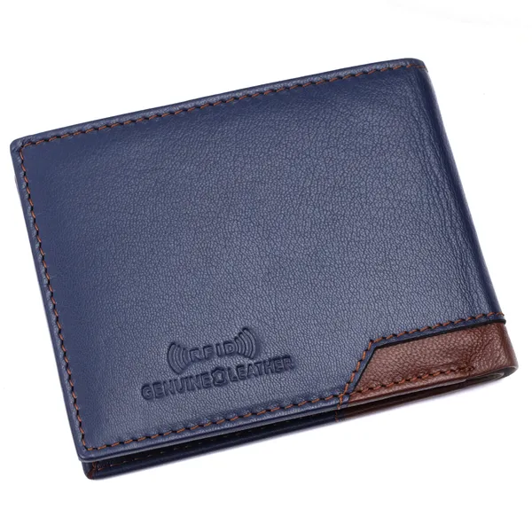 Blue-Brown_Leather_Bi-Fold_Wallet_for_Men