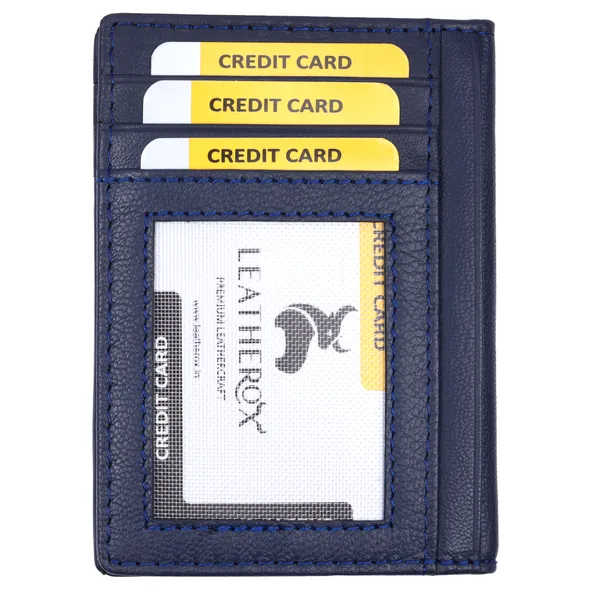 Blue_Leather_Card_Holder_Wallet_for_Unisex