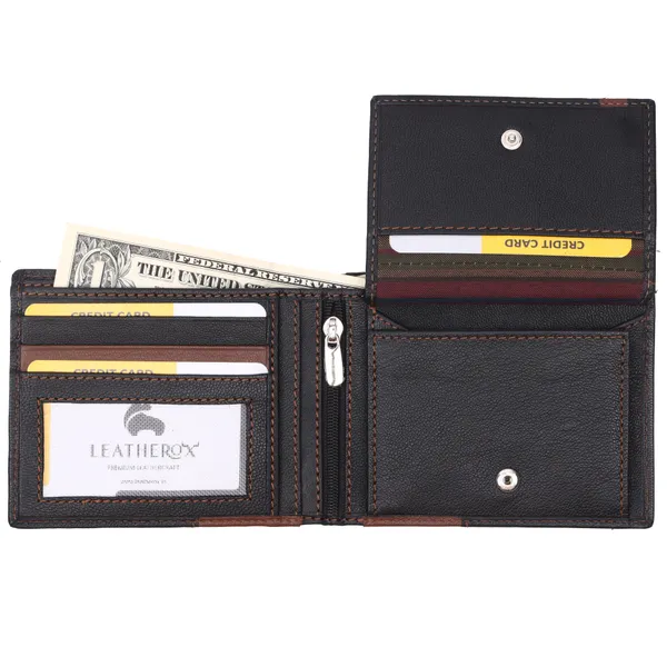 Black-Brown_Leather_Bi_Fold_Wallet_for_Men