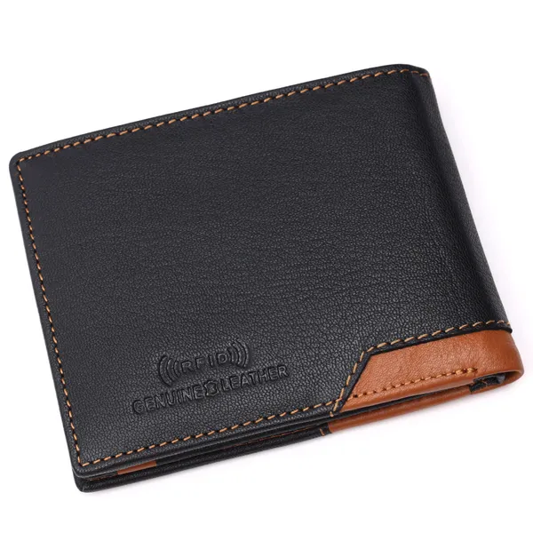 Black-Tan_Leather_Bi-Fold_Wallet_for_Men