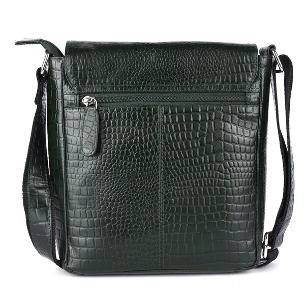 Olive_Green_Textured_Crossbody_Messenger_Bag_for_Men