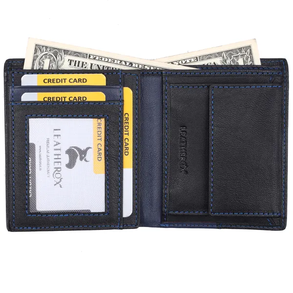 Black-Blue_Leather_Bifold_Wallet_for_Men