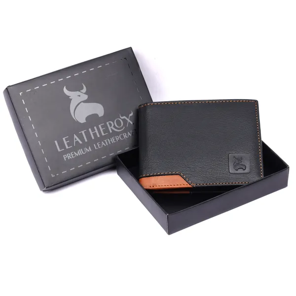 Black-Tan_Leather_Bi-Fold_Wallet_for_Men