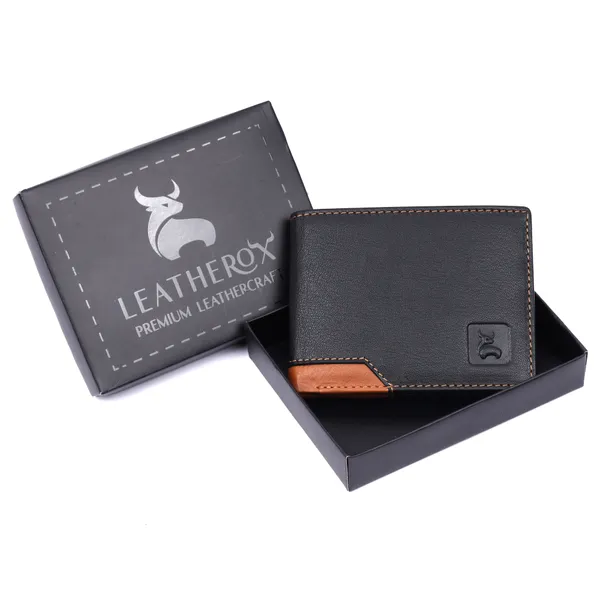 Black-Tan_Leather_Bi-Fold_Wallet_for_Men