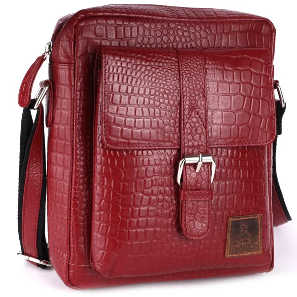 Red_Textured_Finish_Backpack_For_Everyday_Use