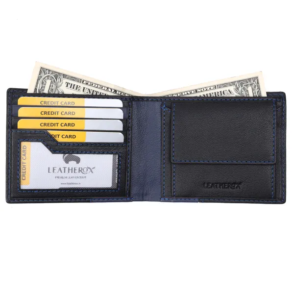 Black-Blue_Leather_Bifold_Wallet_for_Men