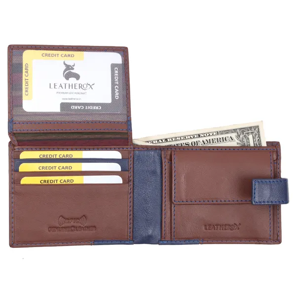 Brown-Blue_Leather_Bifold_Wallet_for_Men