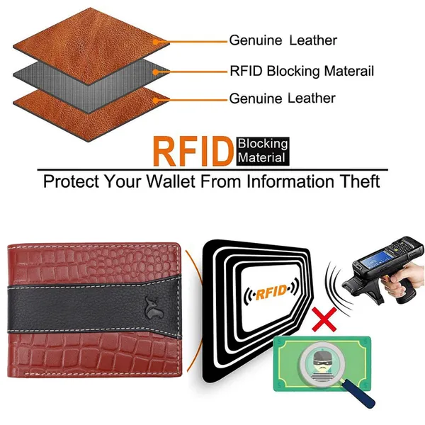Black-Tan_Textured_Bi-Fold_Wallet_for_Men