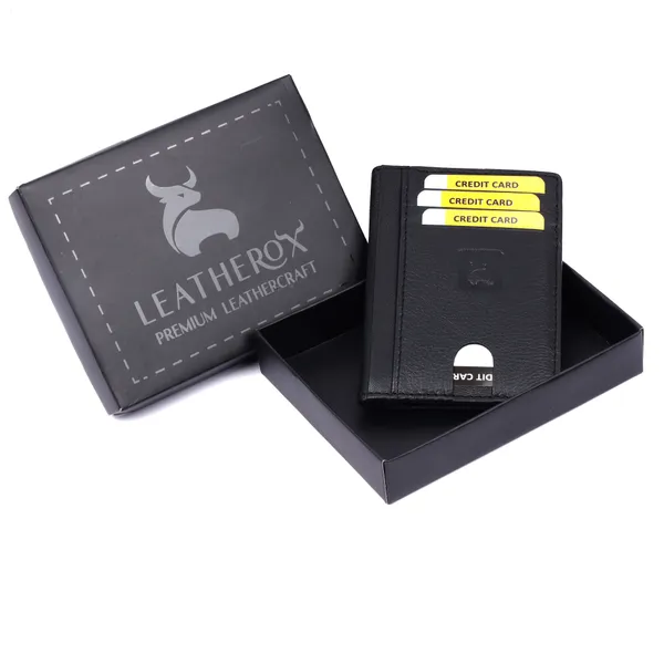 Black_Leather_Card_Holder_Wallet_for_Unisex