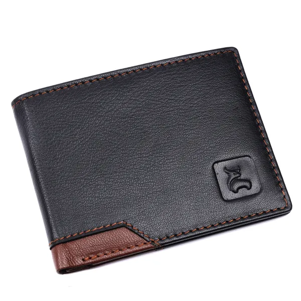 Black-Brown_Textured_Bifold_Wallet_for_Men