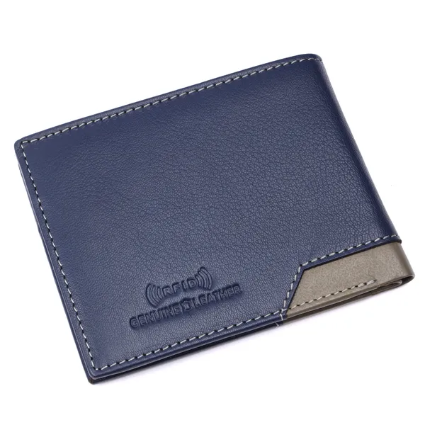 Blue-Grey_Leather_Bi-Fold_Wallet_for_Men