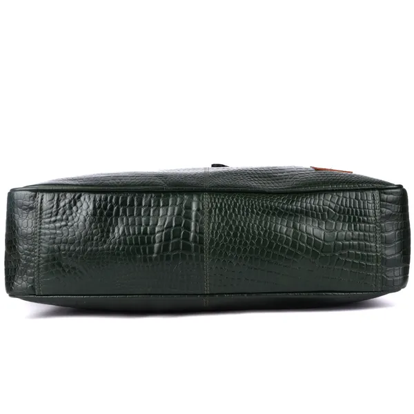 Olive_Green_Textured_Laptop_Briefcase_for_Men