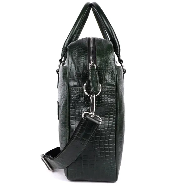 Olive_Green_Textured_Laptop_Briefcase_for_Men