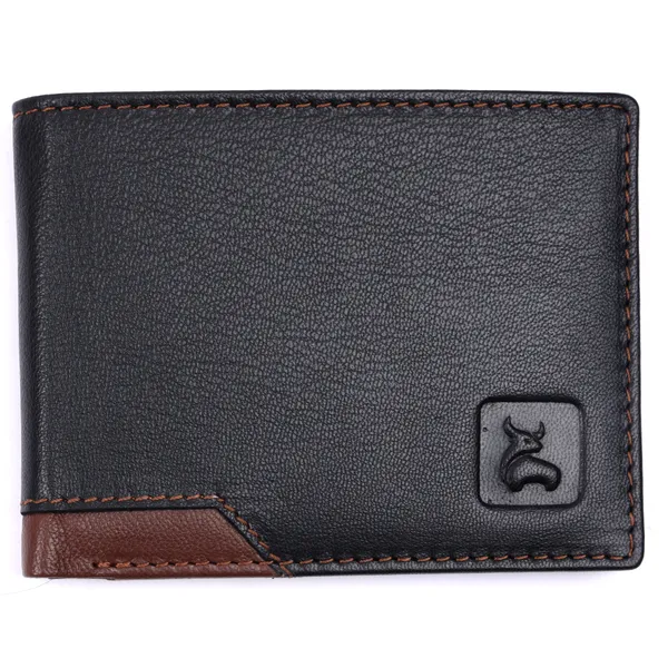 Black-Brown_Textured_Bifold_Wallet_for_Men