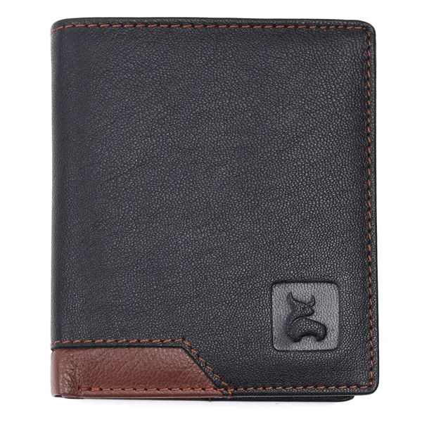 Black-Brown_Leather_Bi-Fold_Wallet_For_Men