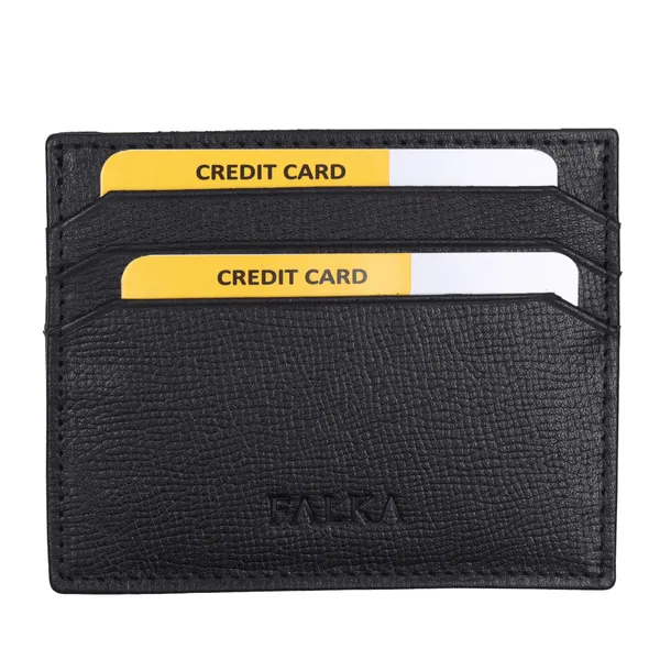 Black_Suffiano_Leather_Card_Holder_Wallet_for_Unisex