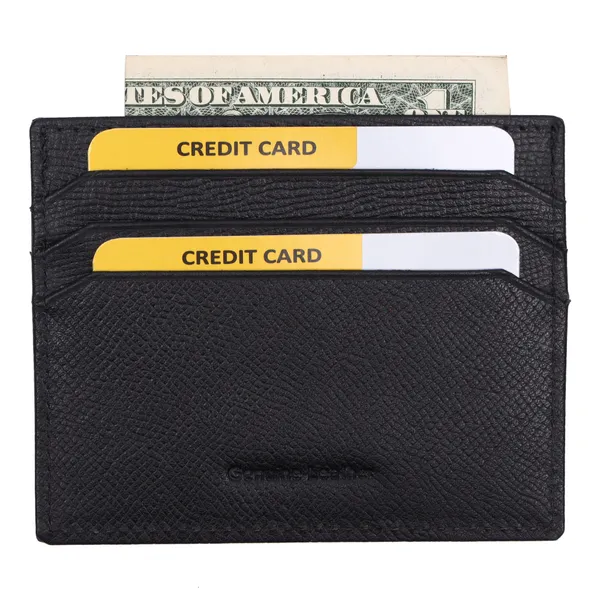 Black_Suffiano_Leather_Card_Holder_Wallet_for_Unisex