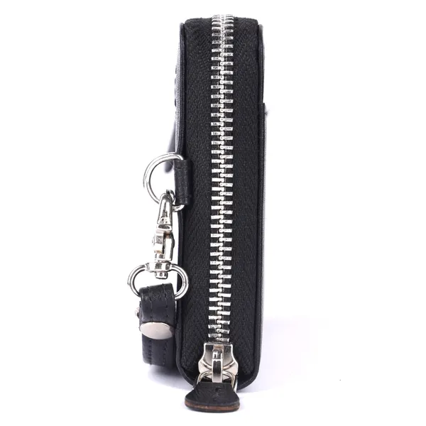 Black_Suffiano_Leather_Long_Zip_Wallet_for_Women
